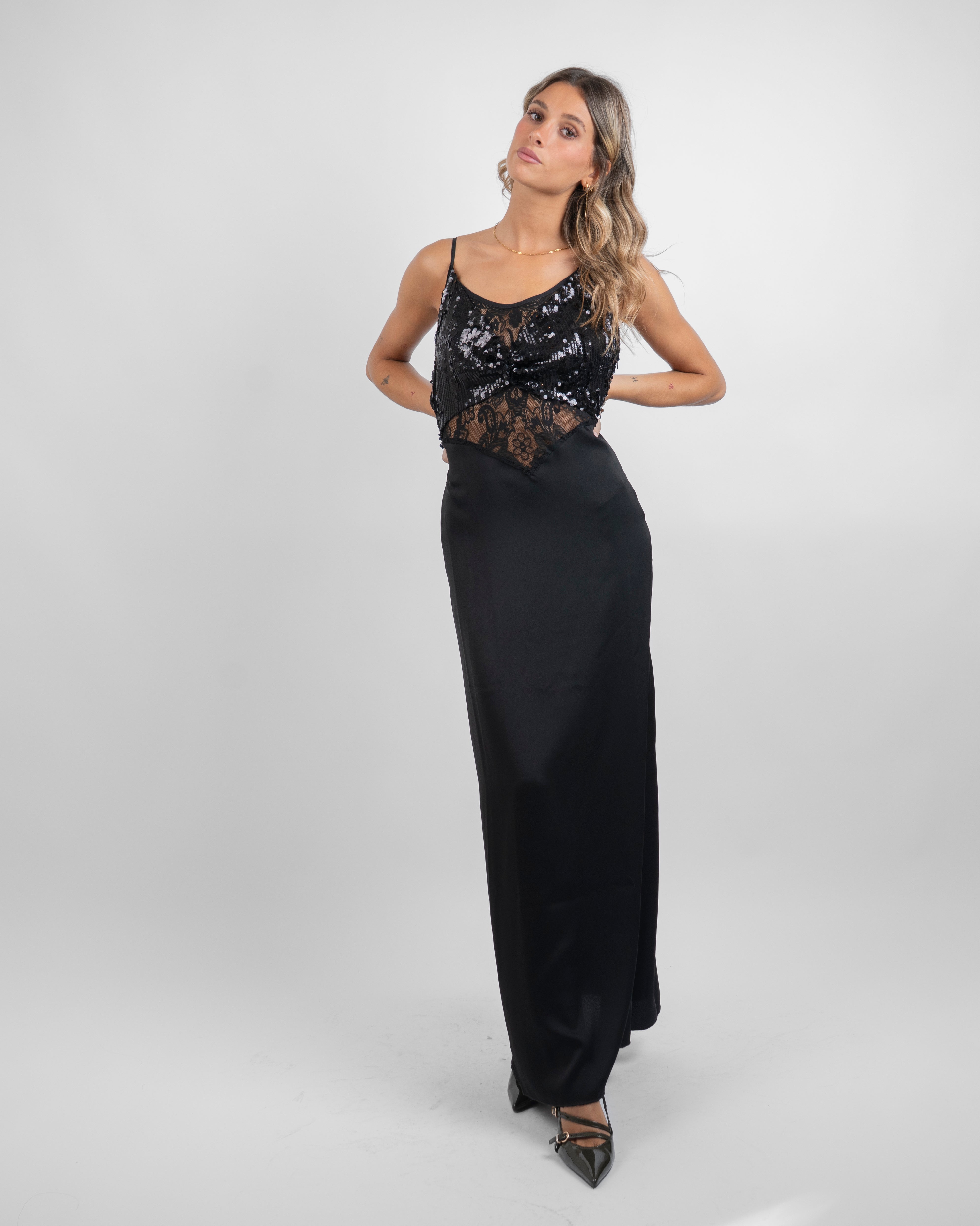 Abito Sottoveste Black
