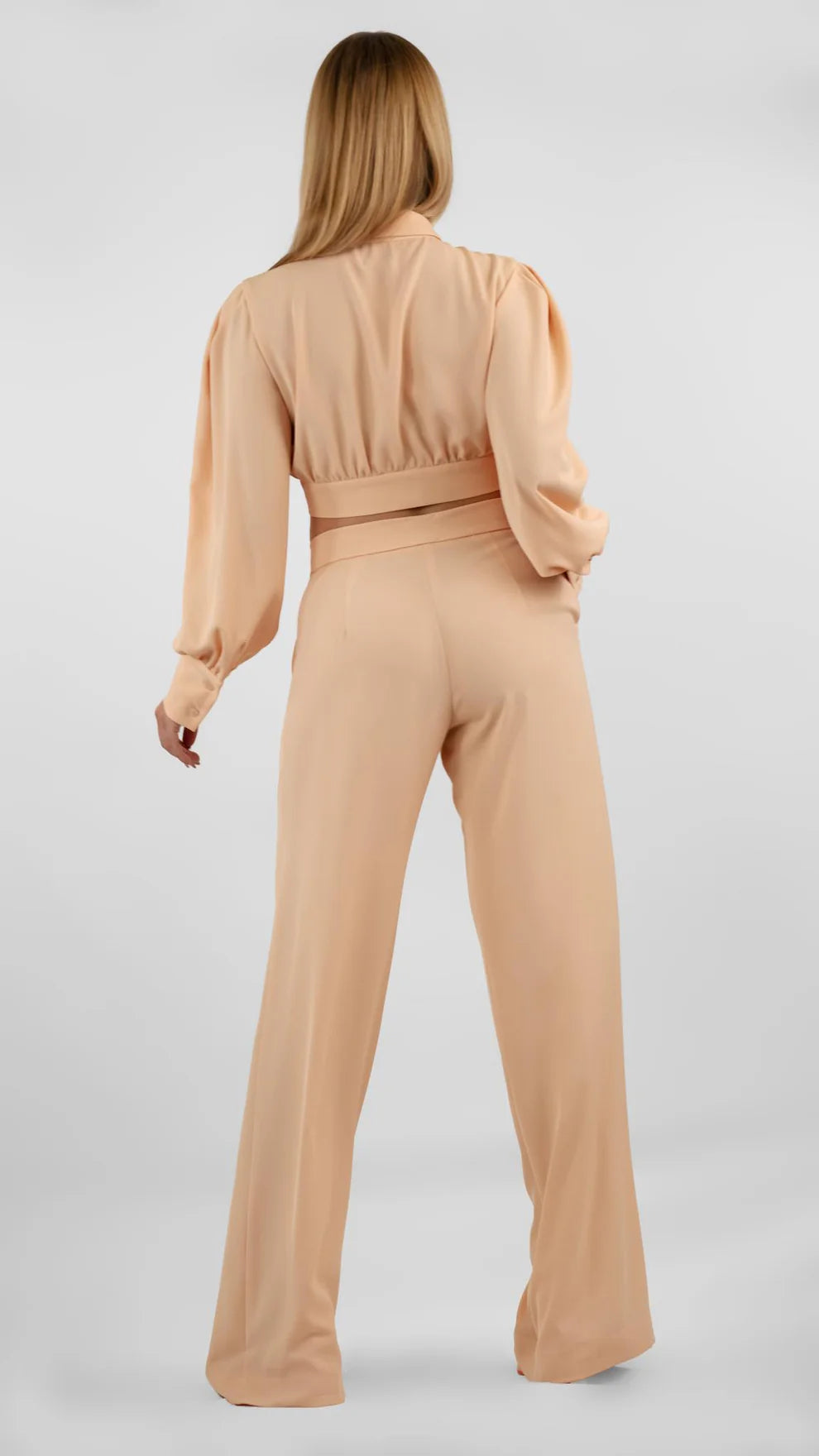 Pantalone in Viscosa Crema