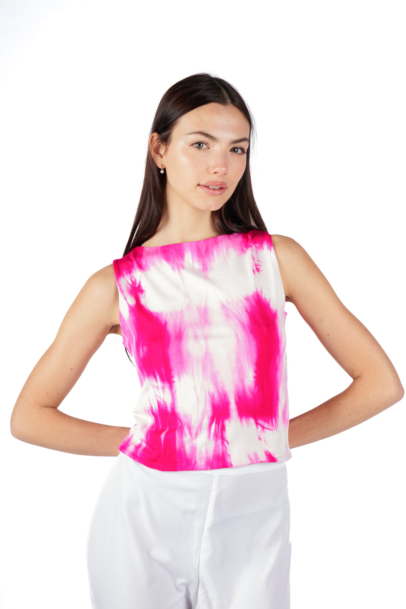 Top Tie Dye Rosa