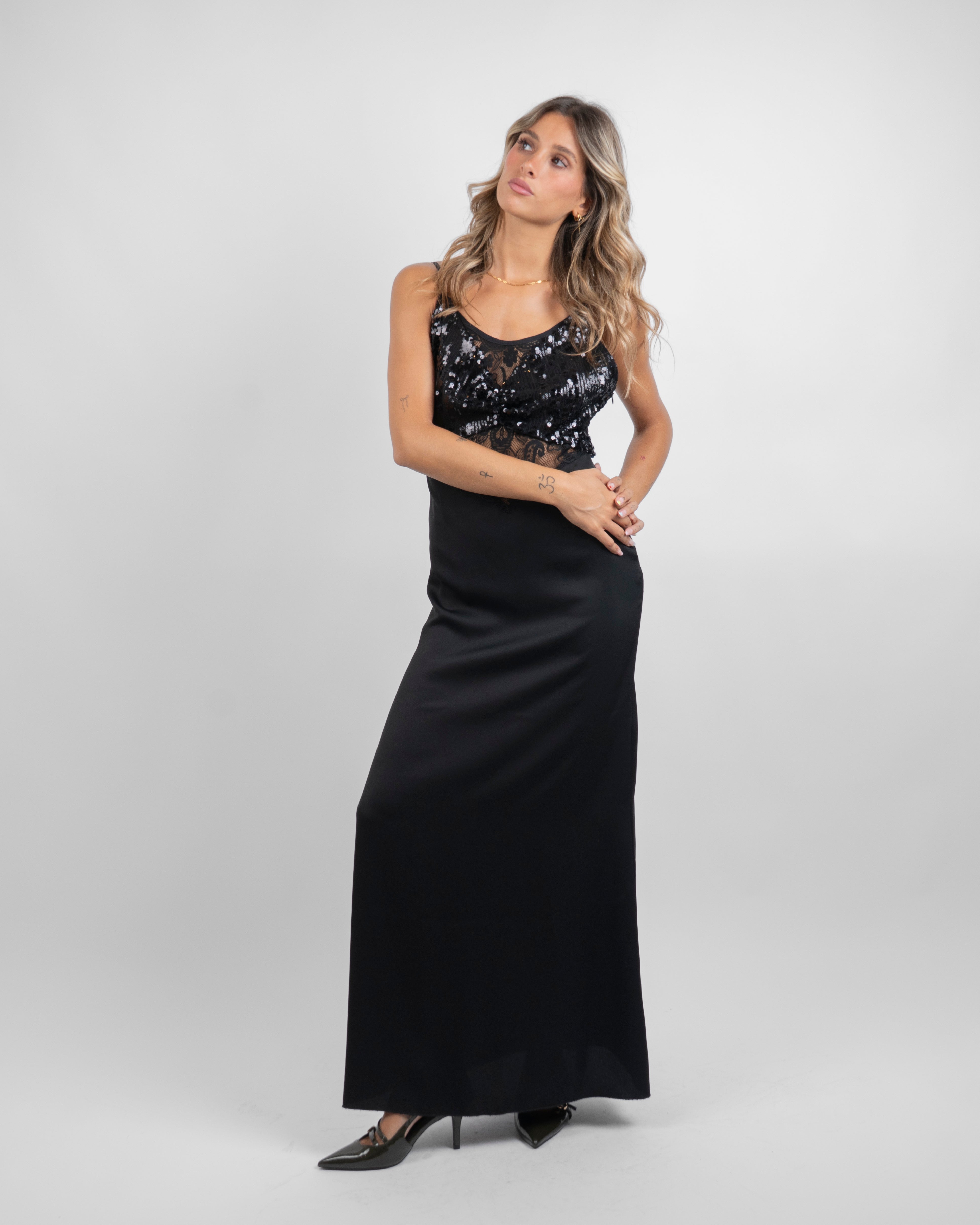 Abito Sottoveste Black