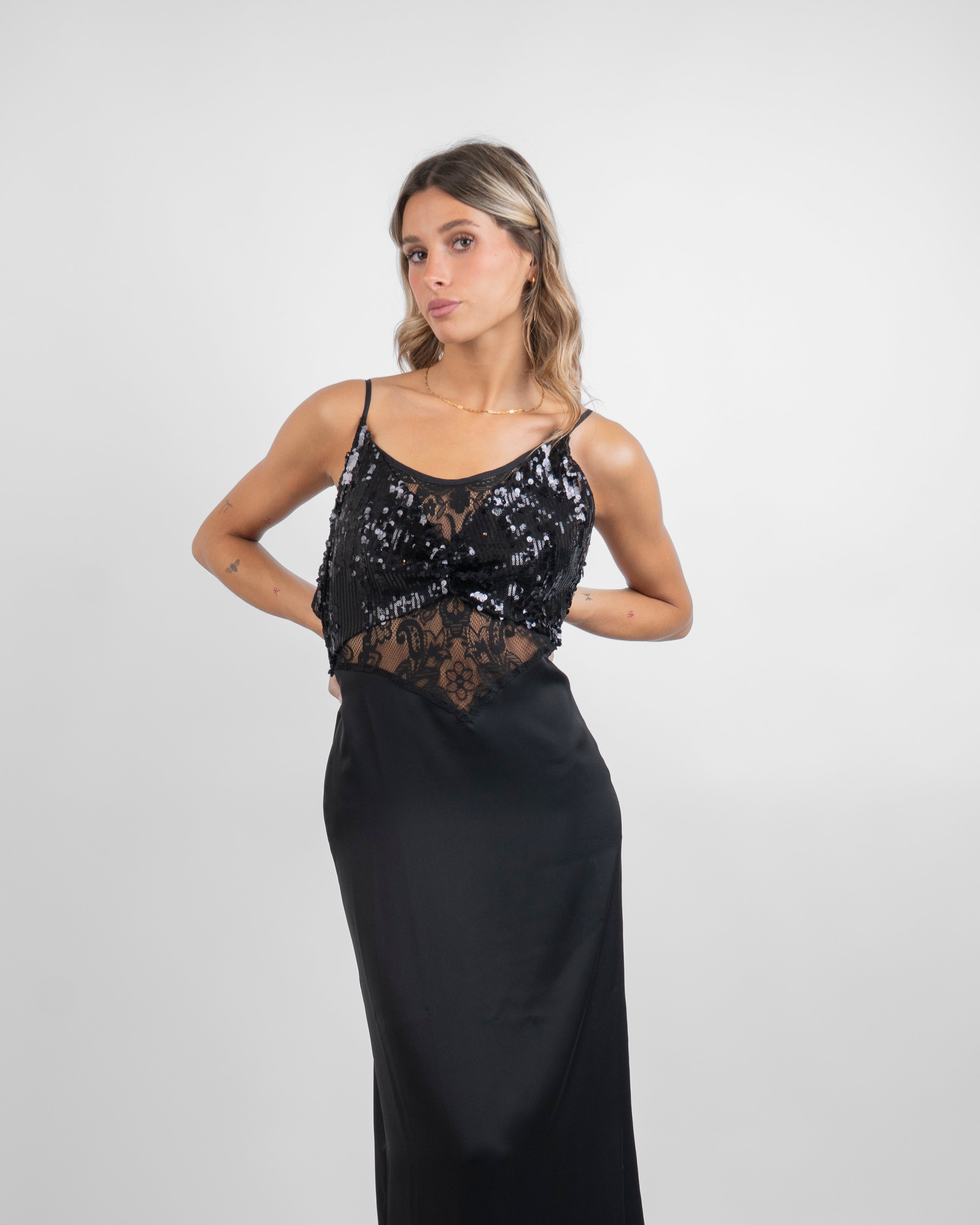 Abito Sottoveste Black