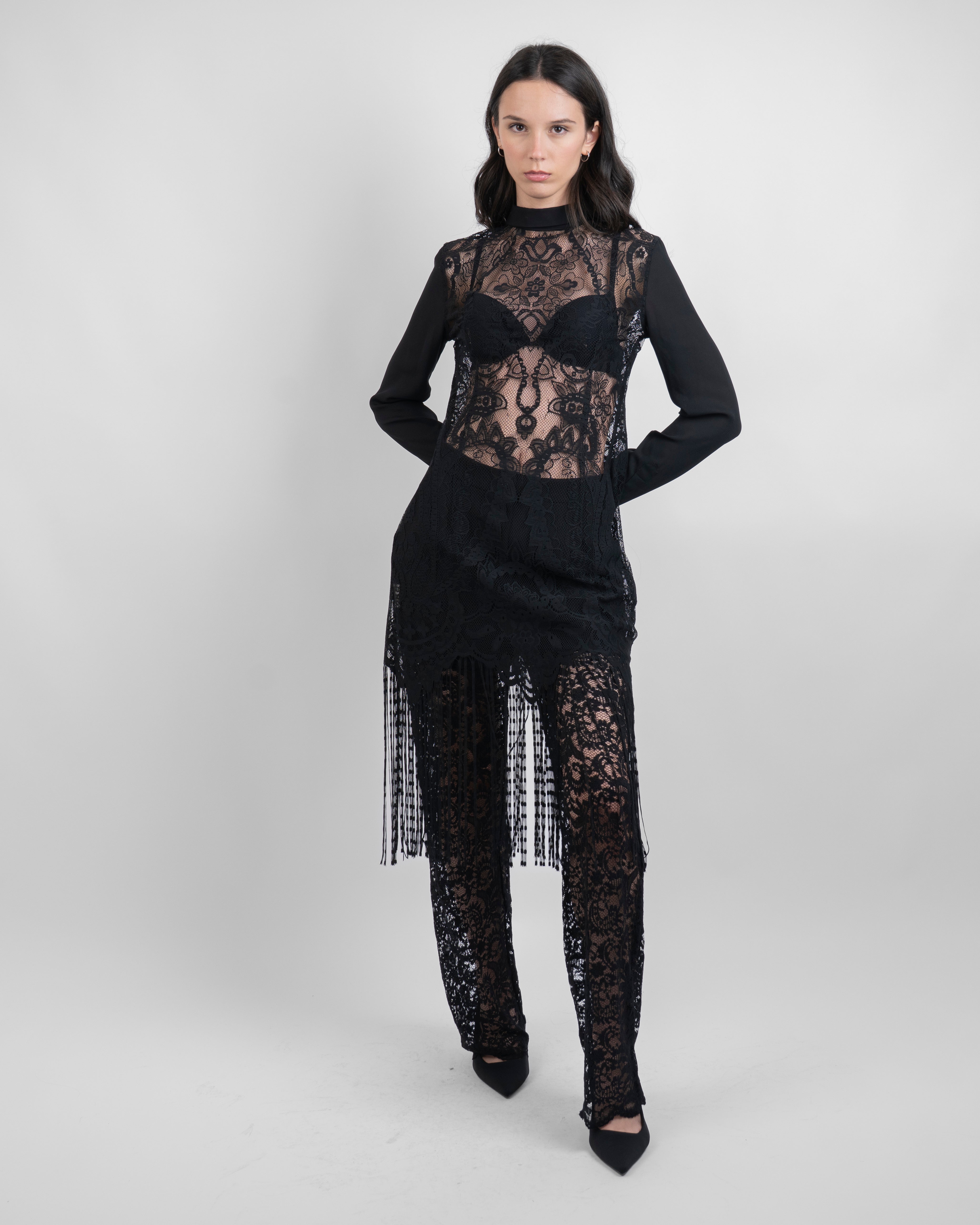 Pantaloni Pizzo Black