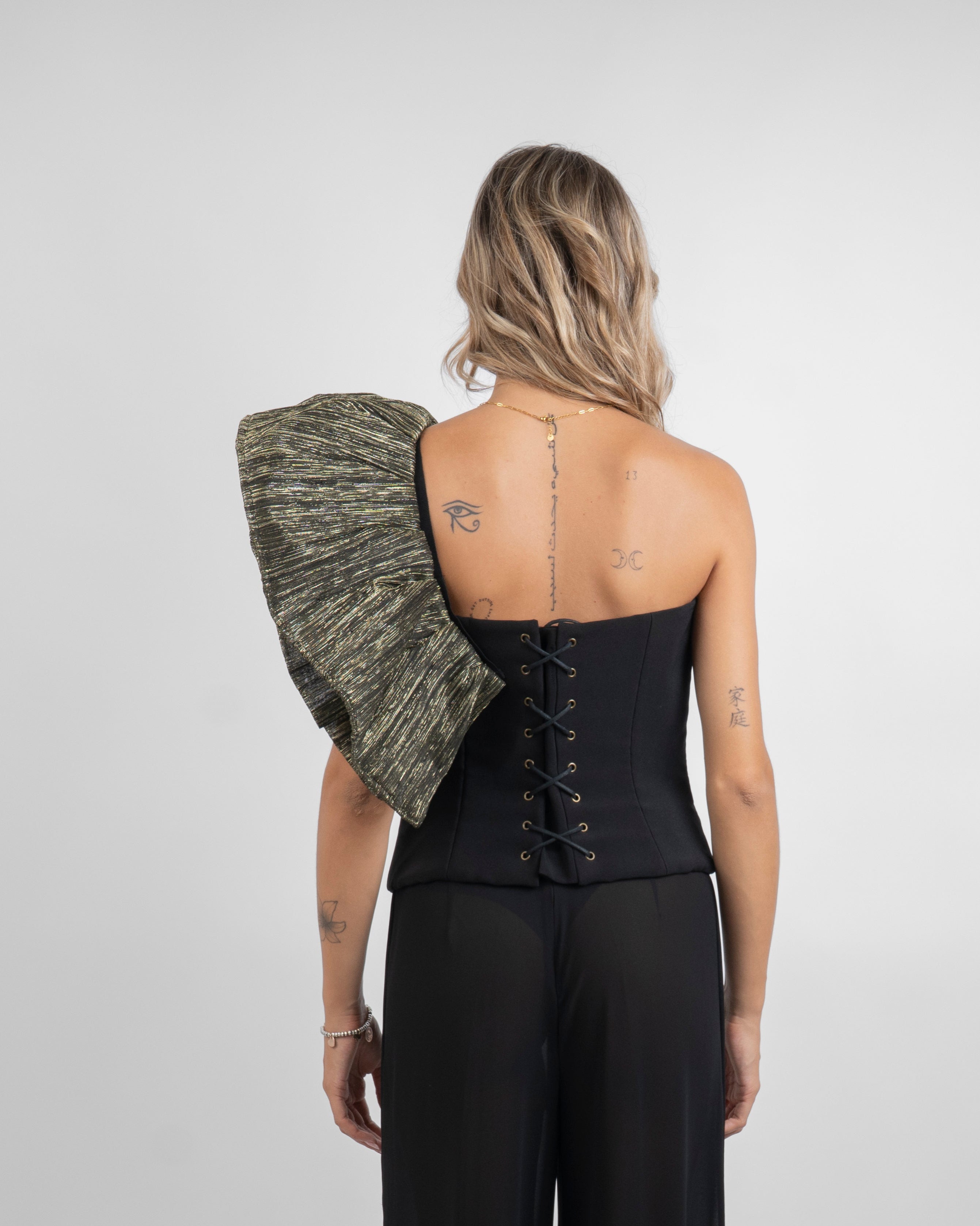 Top Bustier Black