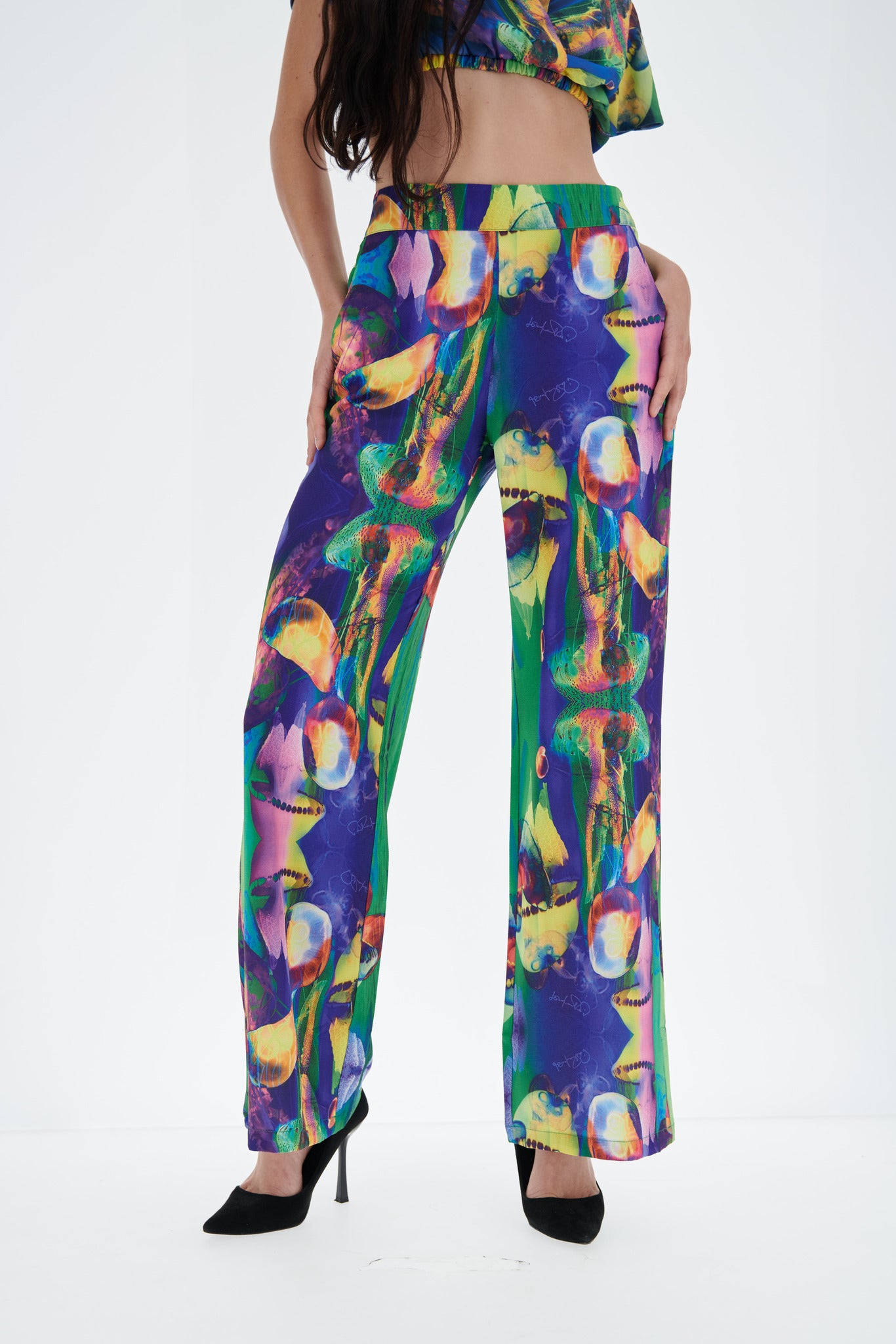 Pantalone Palazzo Butterfly