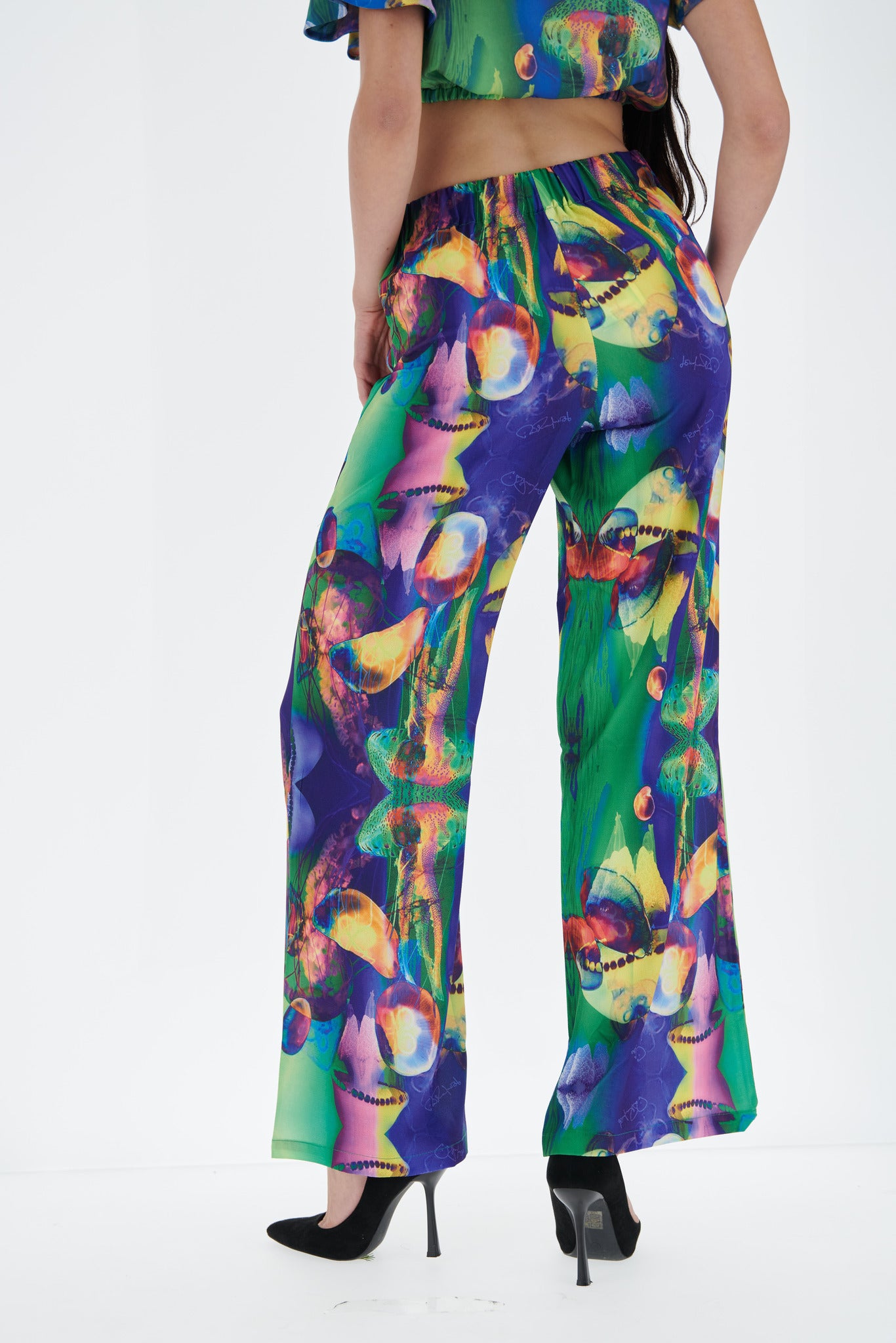 Pantalone Palazzo Butterfly