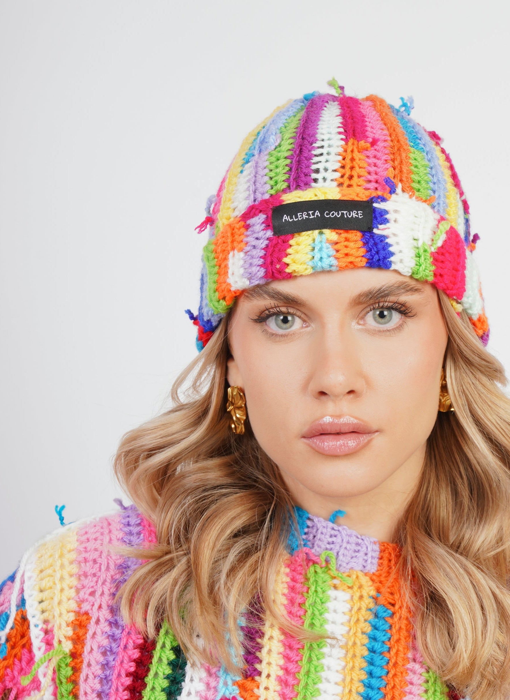 Berretto in maglia "Tuttiifrutti"