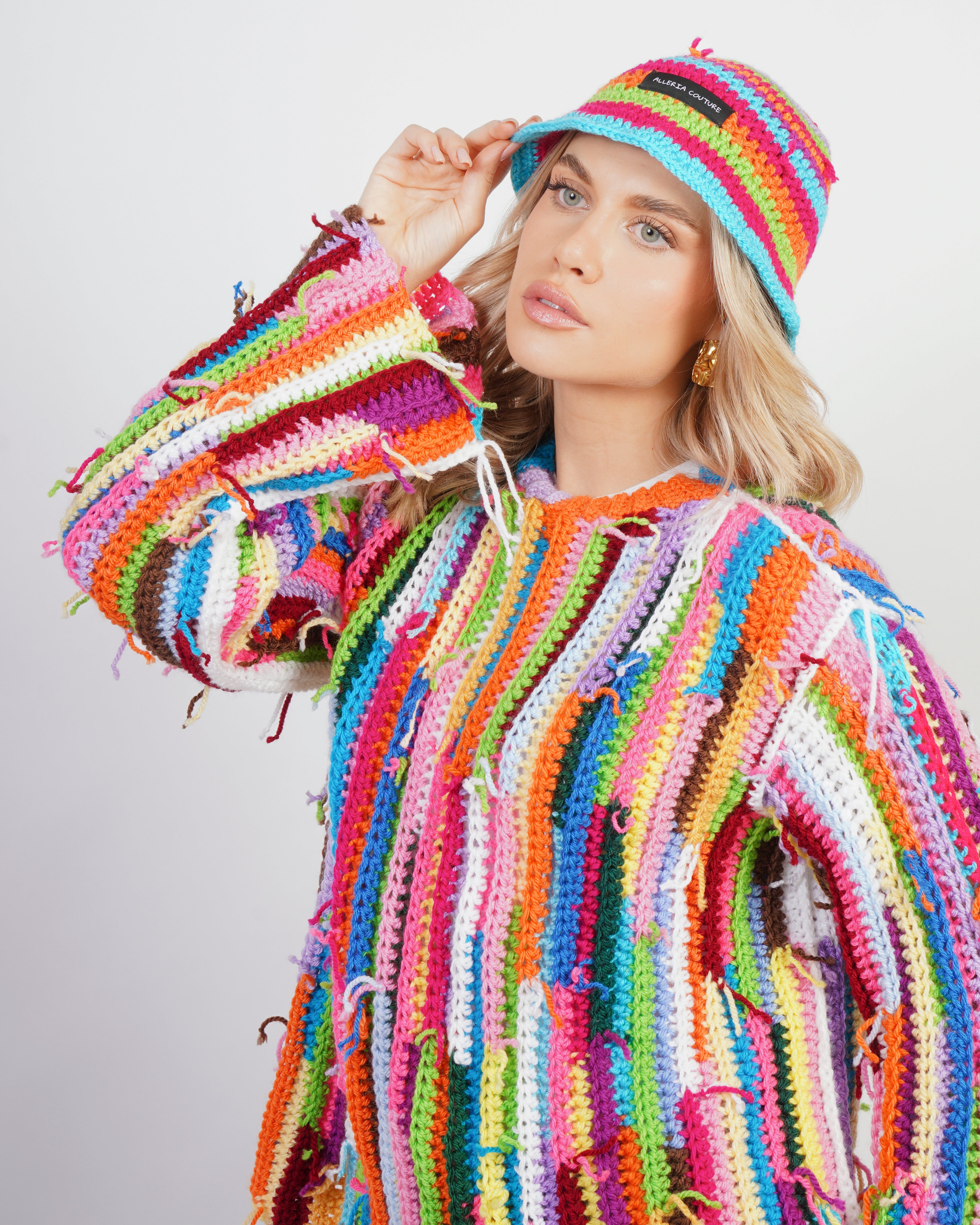 Cappello da pescatore crochet "Solow"