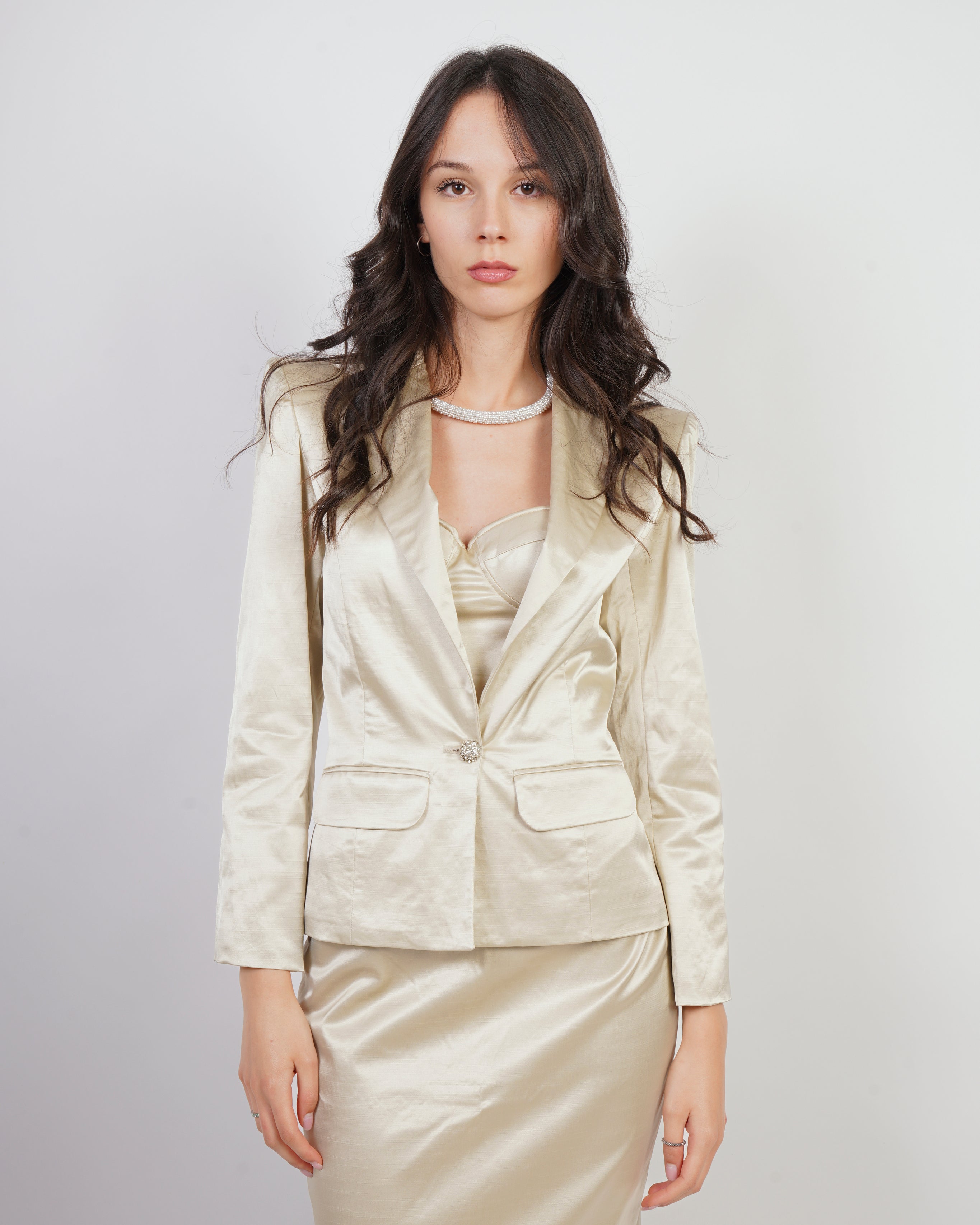 Blazer Monopetto Oro