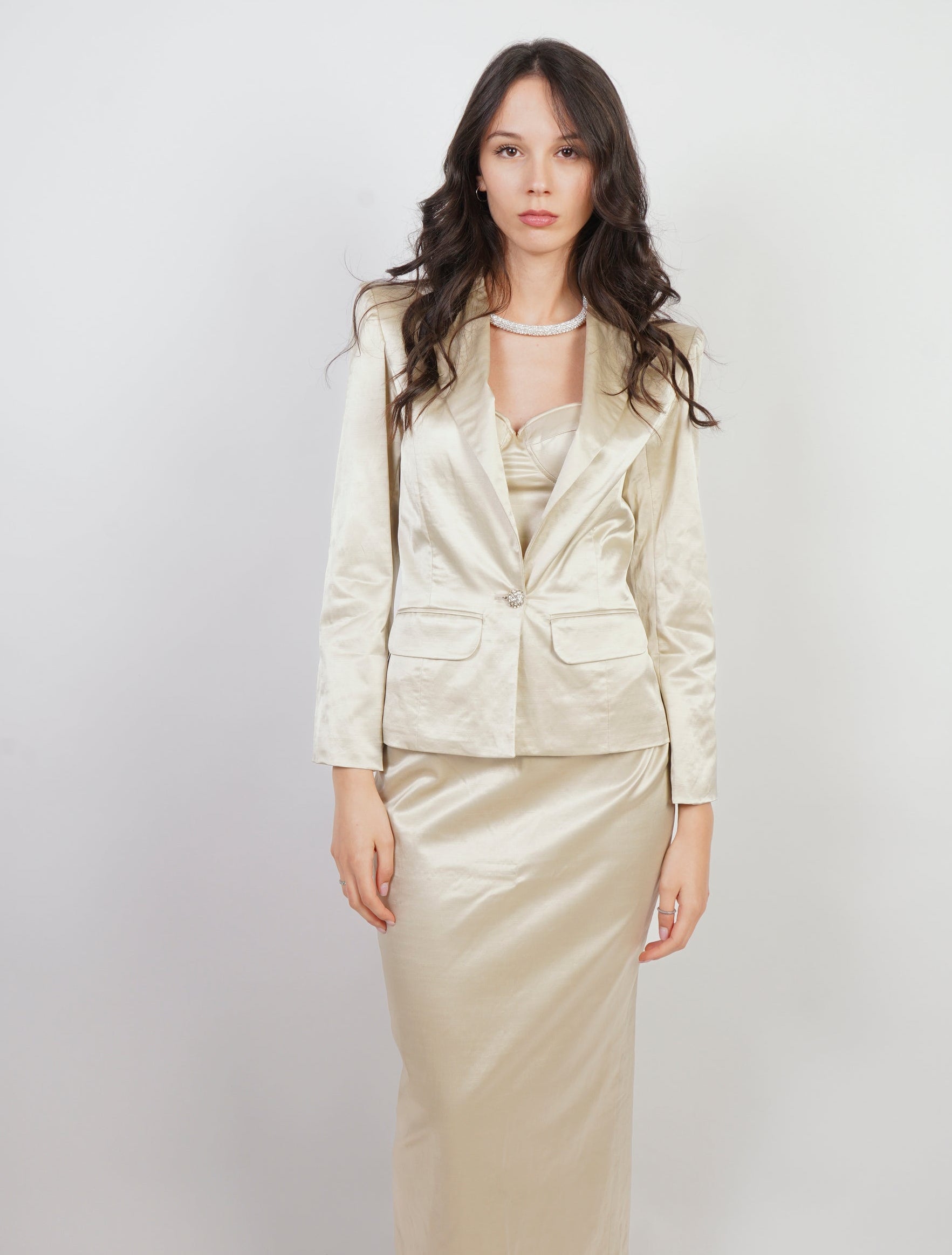 Blazer Monopetto Oro