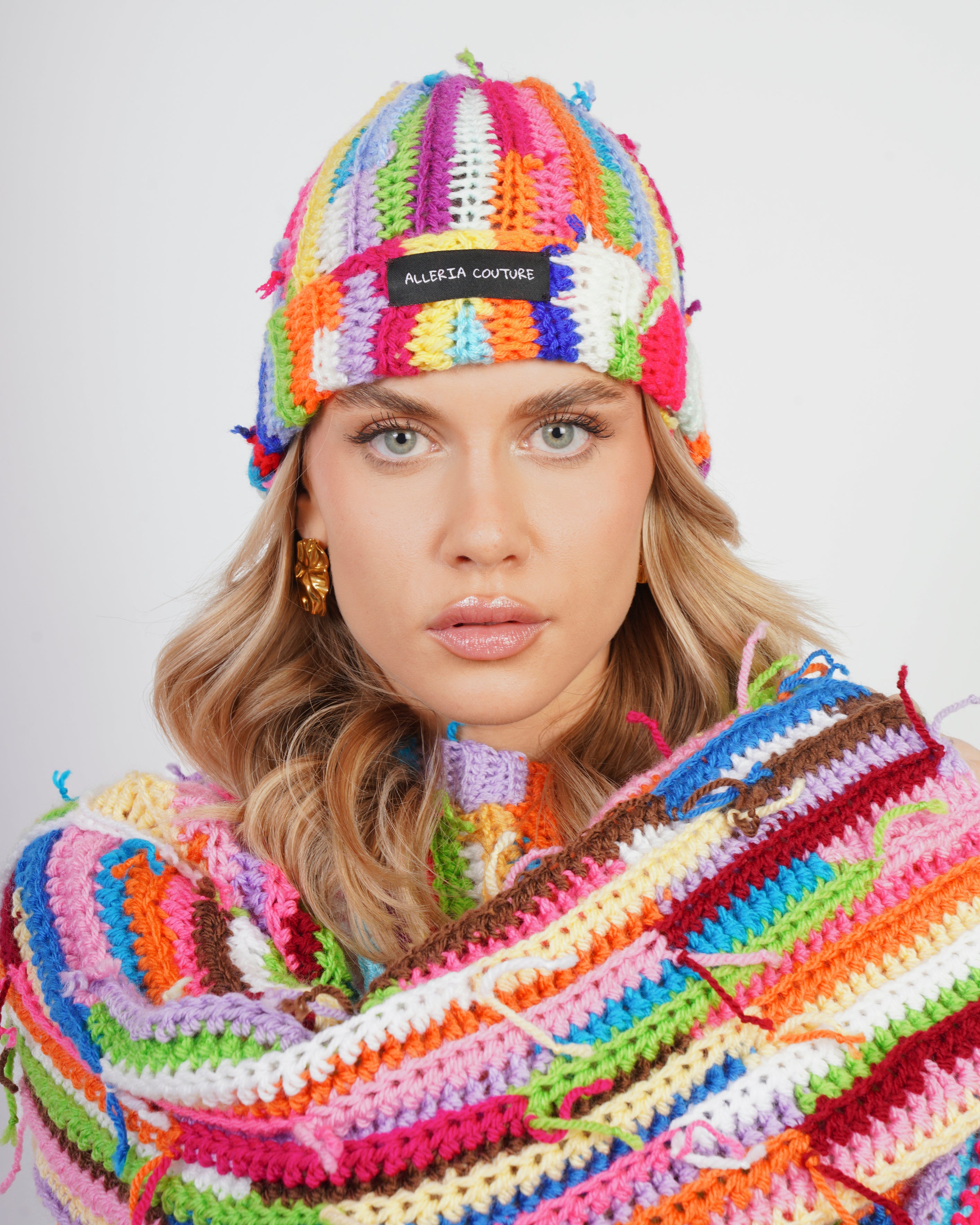 Berretto in maglia "Tuttiifrutti"